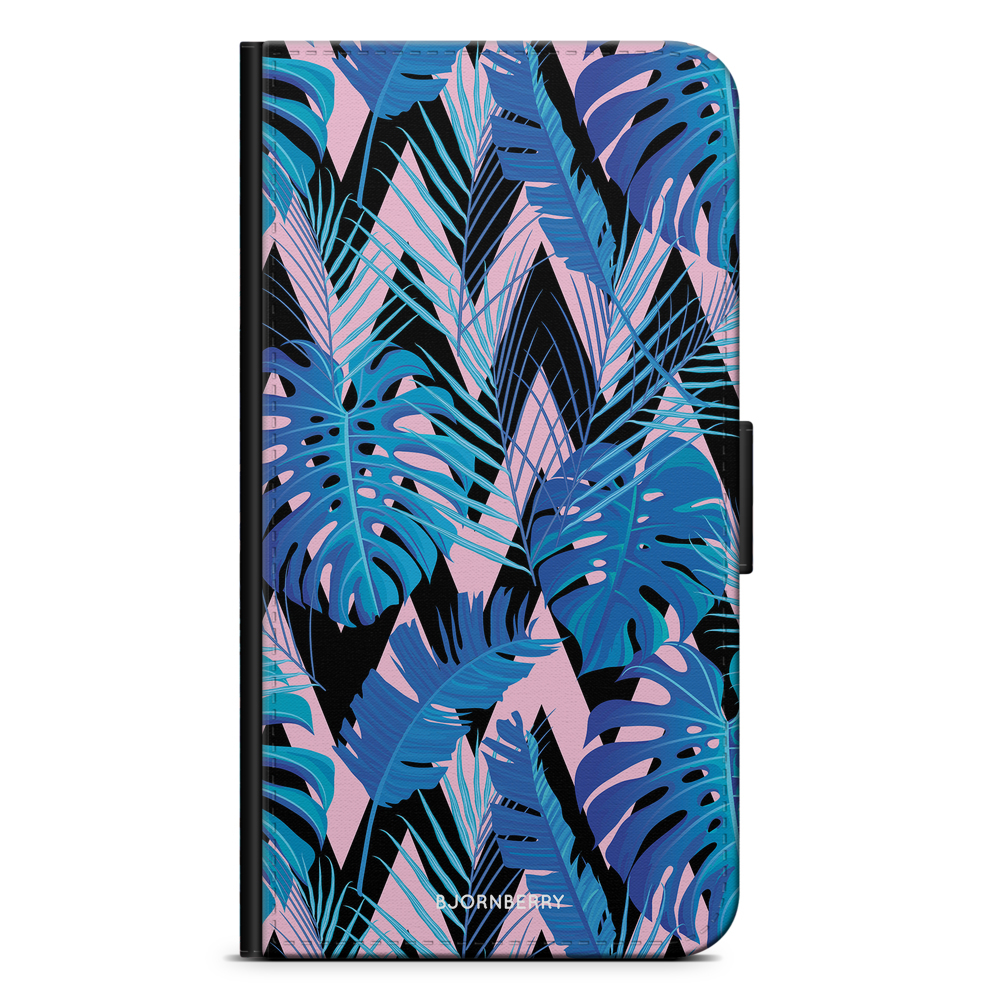 Samsung Galaxy A6+ (2018) Plånboksfodral - Tropical Pattern