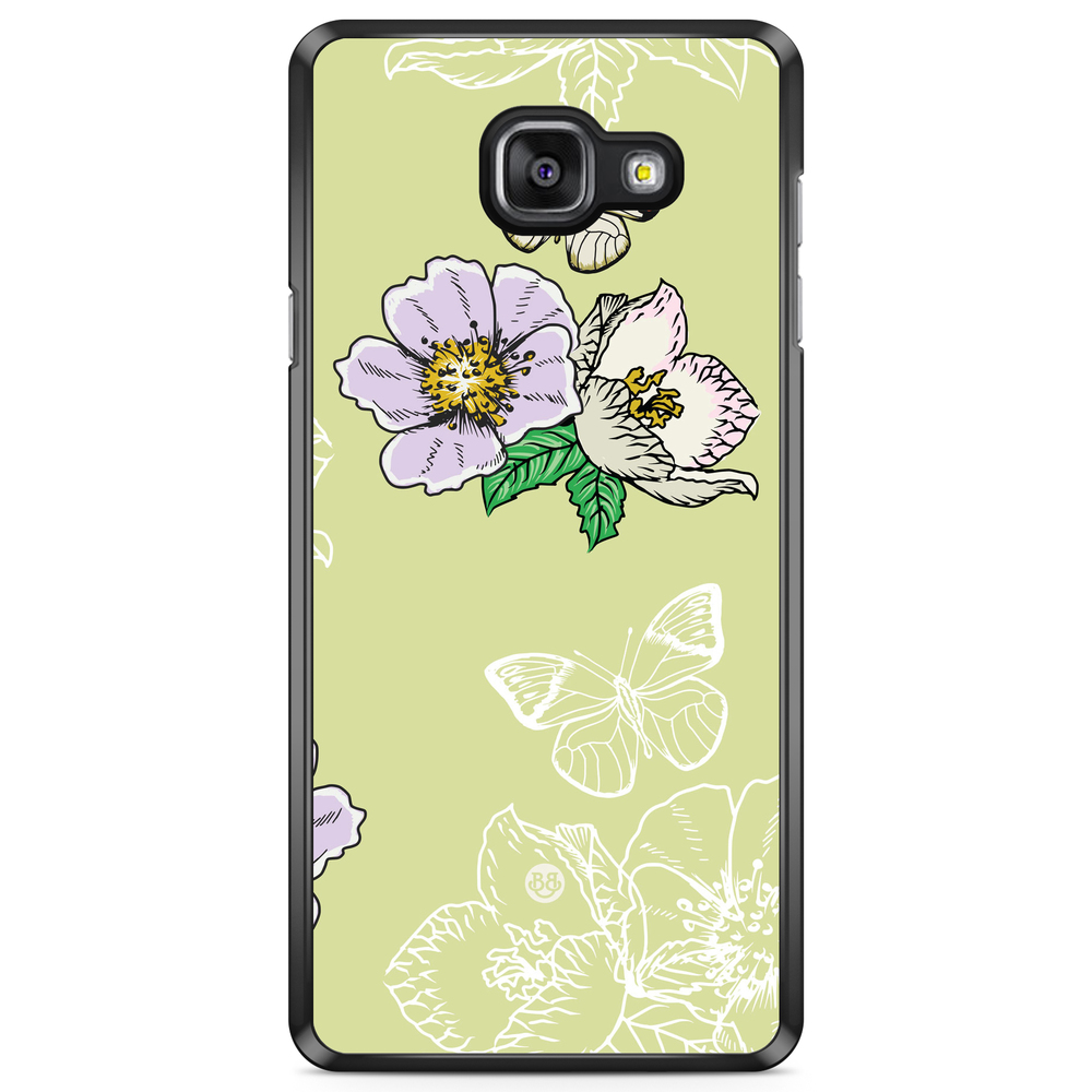Samsung Galaxy A5 6 (2016) Case - Butterfly Flower