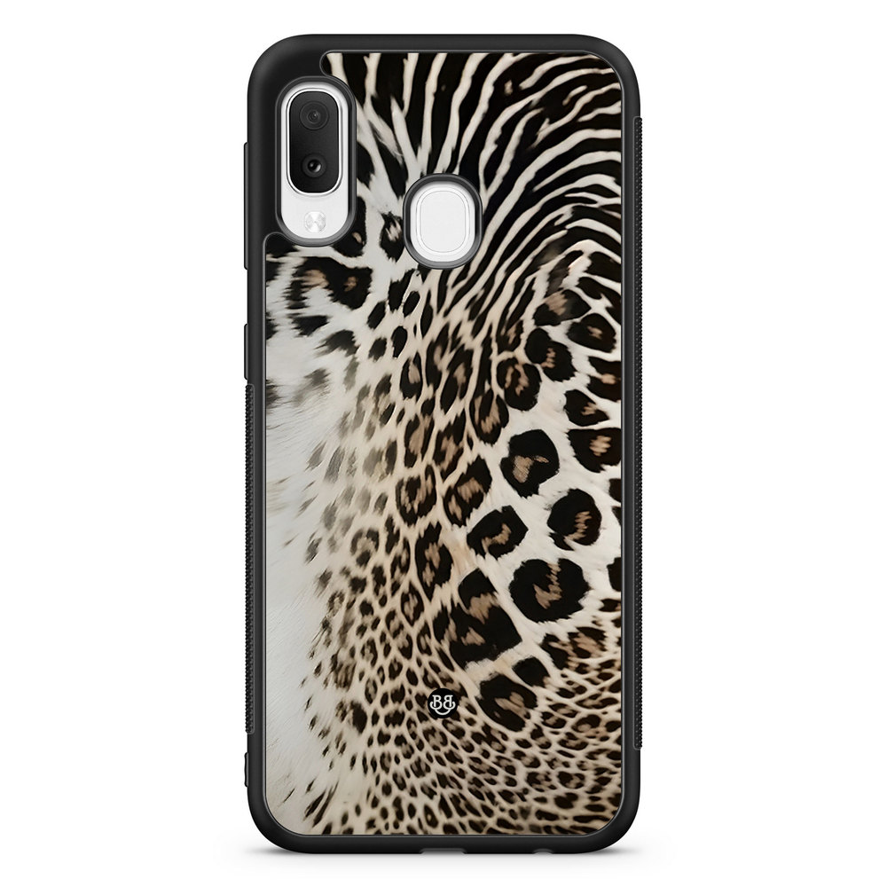 Samsung Galaxy A20e Case - WILD BLOOM - Leopard Fade