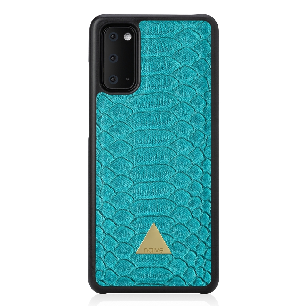 Naive Samsung Galaxy S20 FE Case - Turquoise Snake