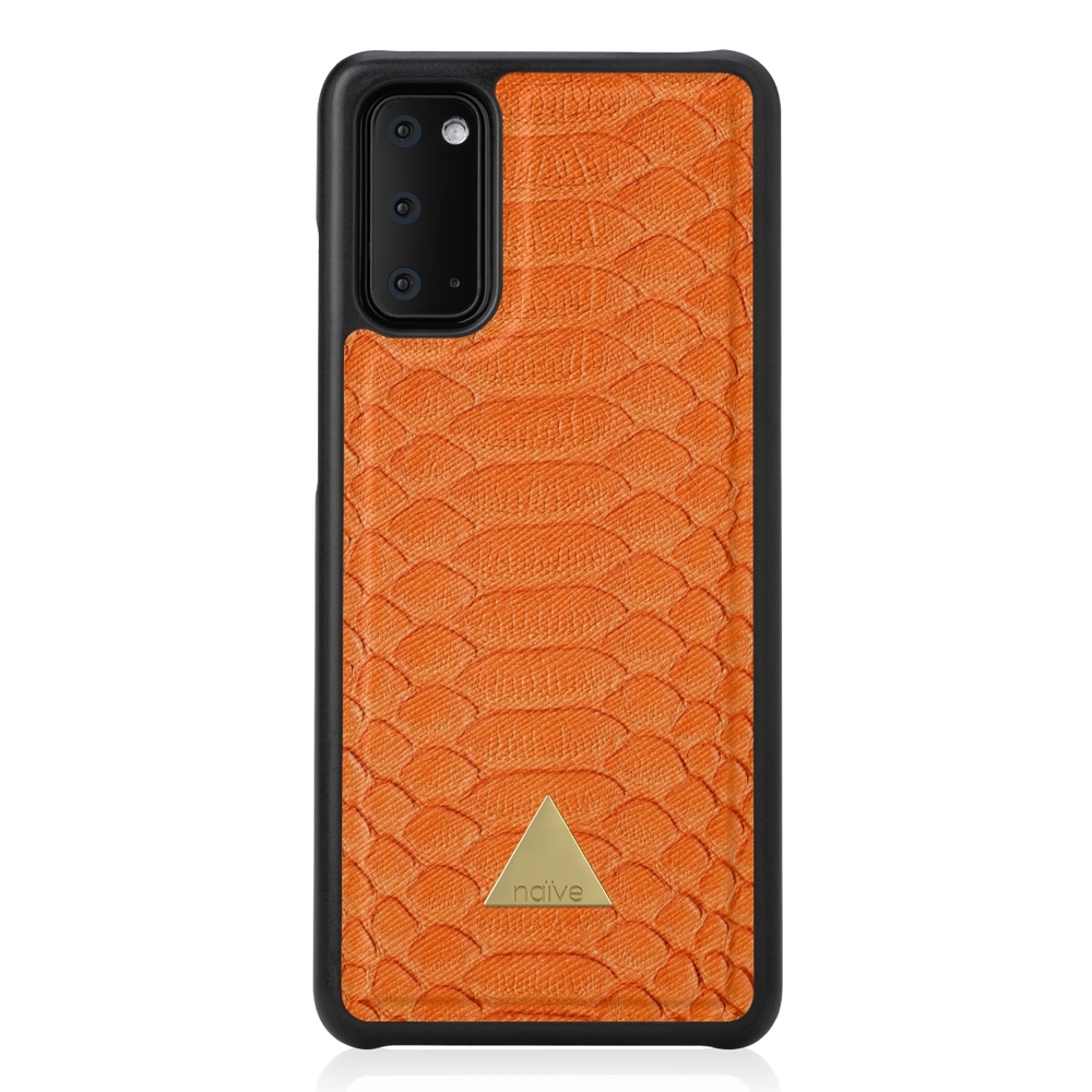 Naive Samsung Galaxy S20 FE Case - Orange Snake