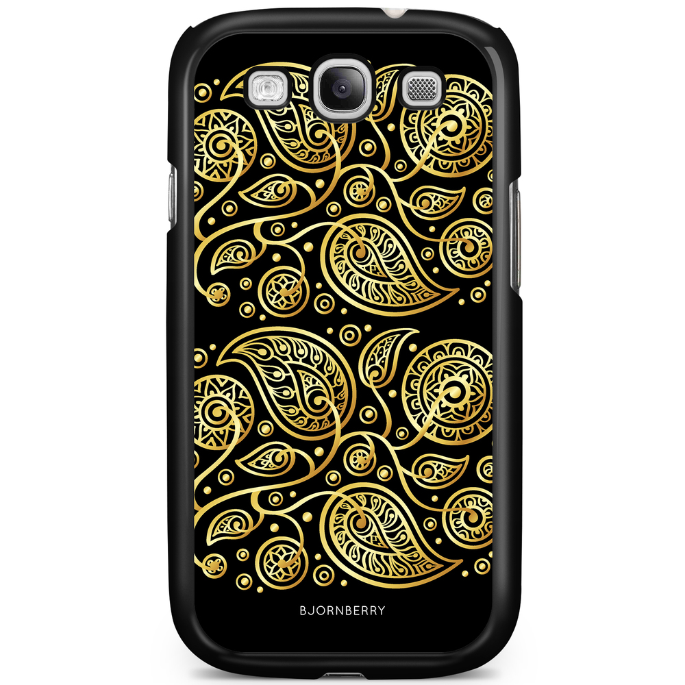 Samsung Galaxy S3 Mini Case - Gold Flowers