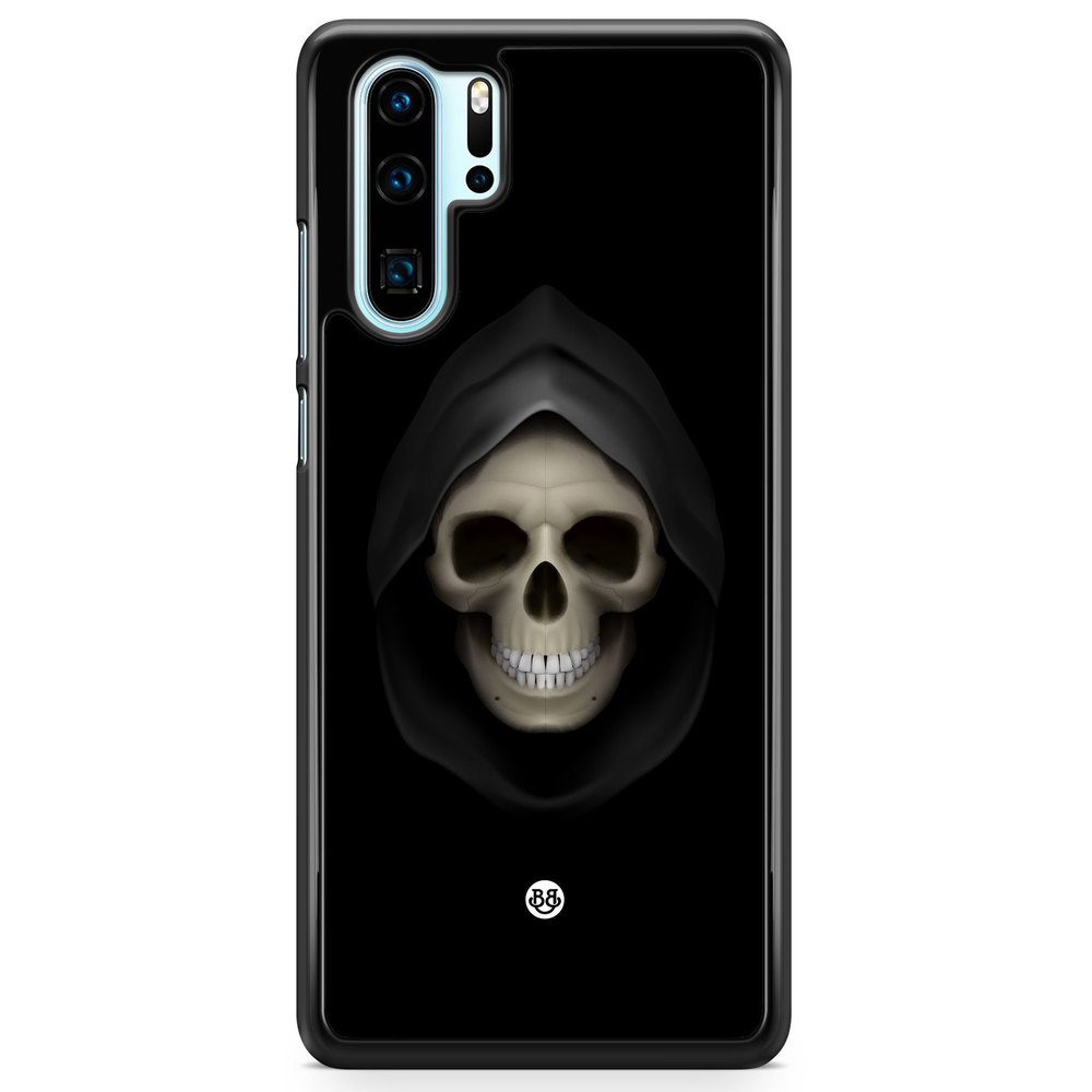 Huawei P30 Pro Case - Svart Dödskalle