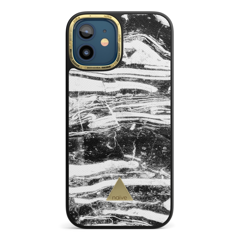 Naive iPhone 12 Mini Case - Black Storm