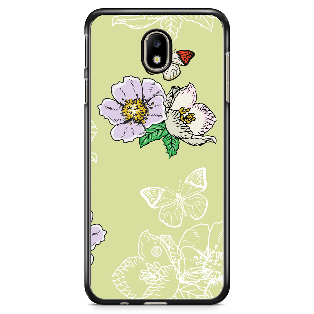 Samsung Galaxy J5 (2017) Case - Butterfly Flower