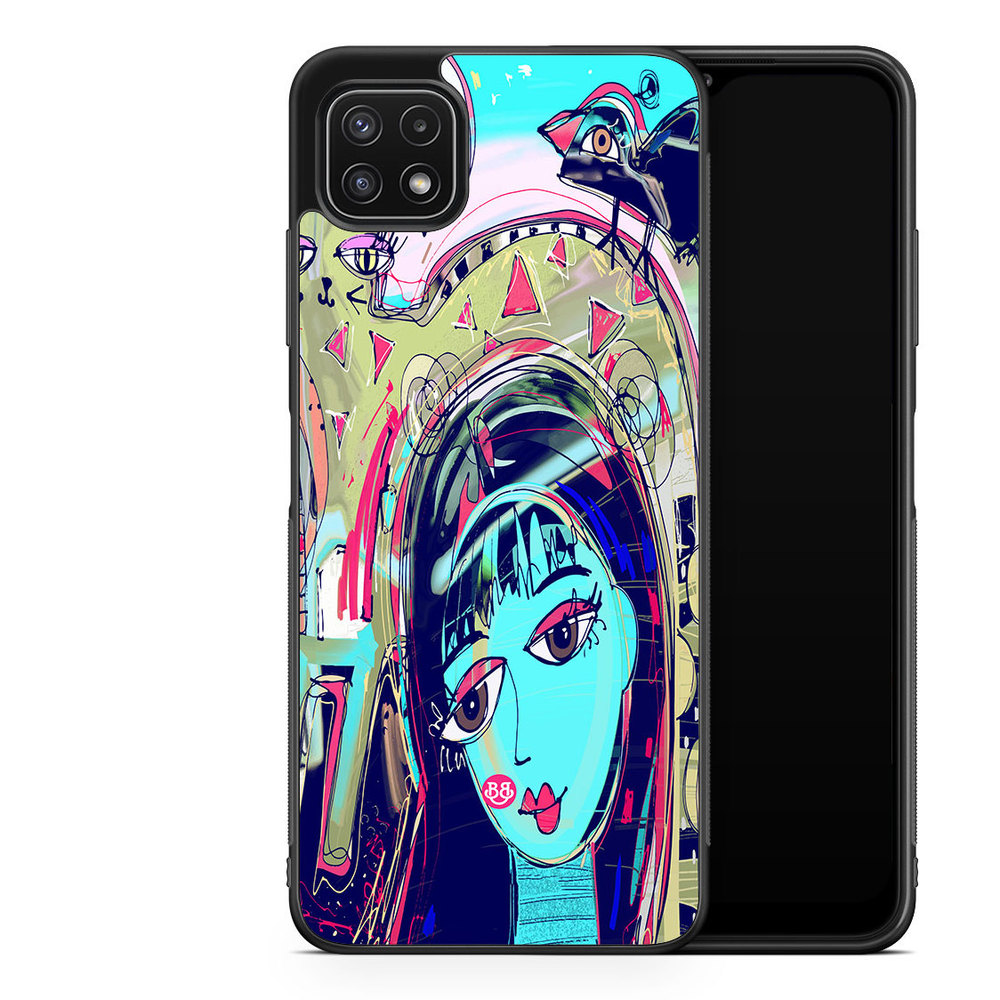 Samsung Galaxy A22 5G Case - Abstract Cat