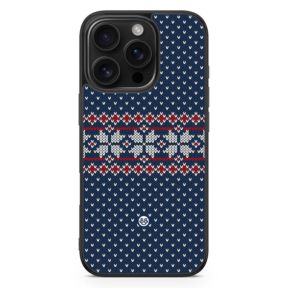 iPhone 16 Pro Case - Knitted Xmas