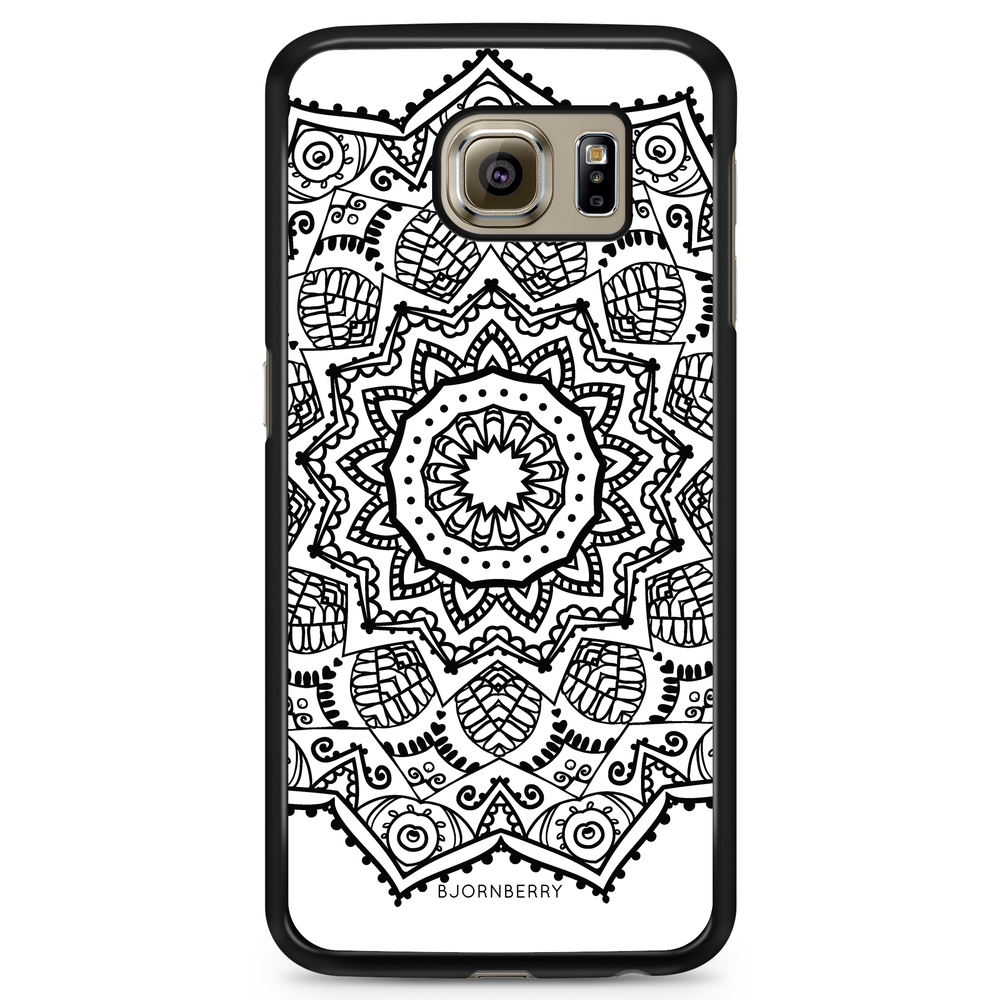 Samsung Galaxy S6 Case - Black Mandala