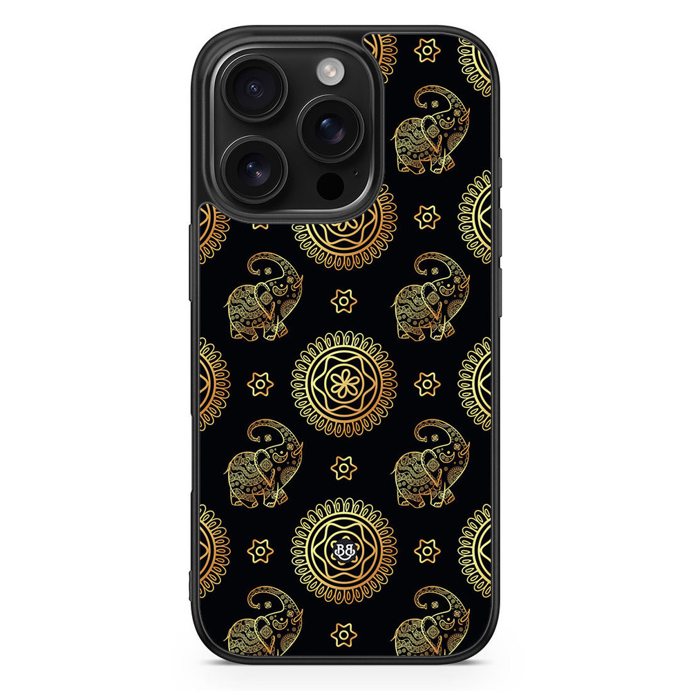iPhone 16 Pro Case - Elephant Gold