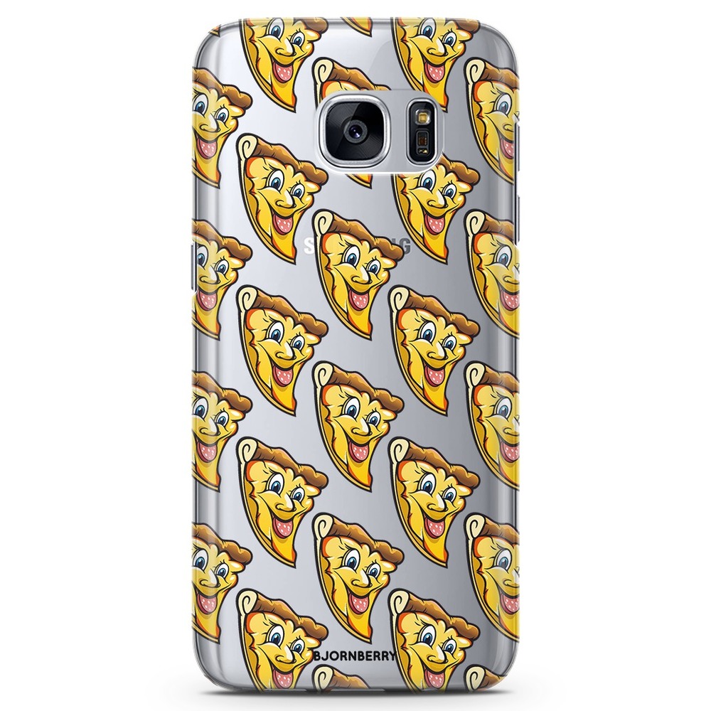Samsung Galaxy S7 Edge TPU Case - Pizza Pattern