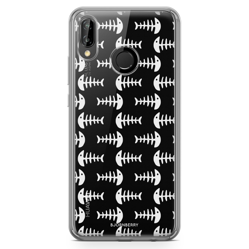 Huawei P20 Lite Fashion Case - Fish Skeleton