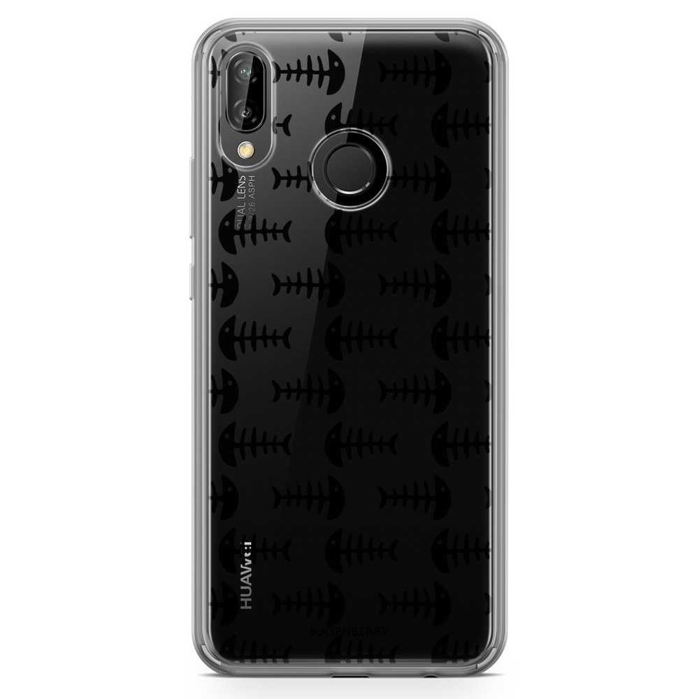 Huawei P20 Lite Fashion Case - Fish Skeleton