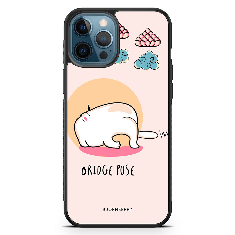 iPhone 12 Pro Case - Yoga Cat Bridge Pose