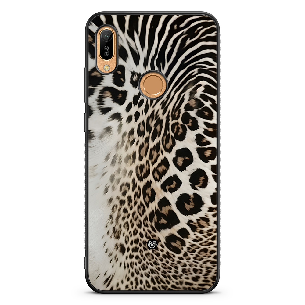 Huawei Y6 2019 Case - WILD BLOOM - Leopard Fade