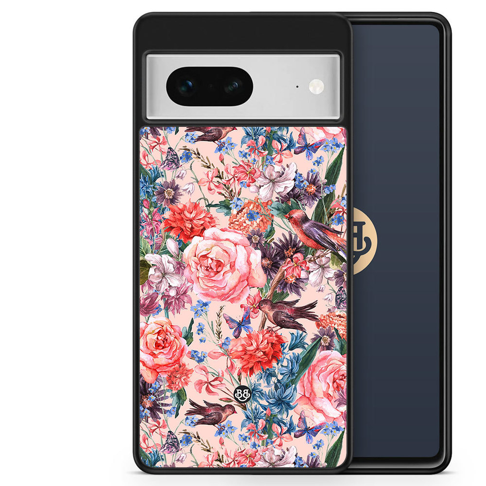 Google Pixel 7 Case - Birds & Flowers