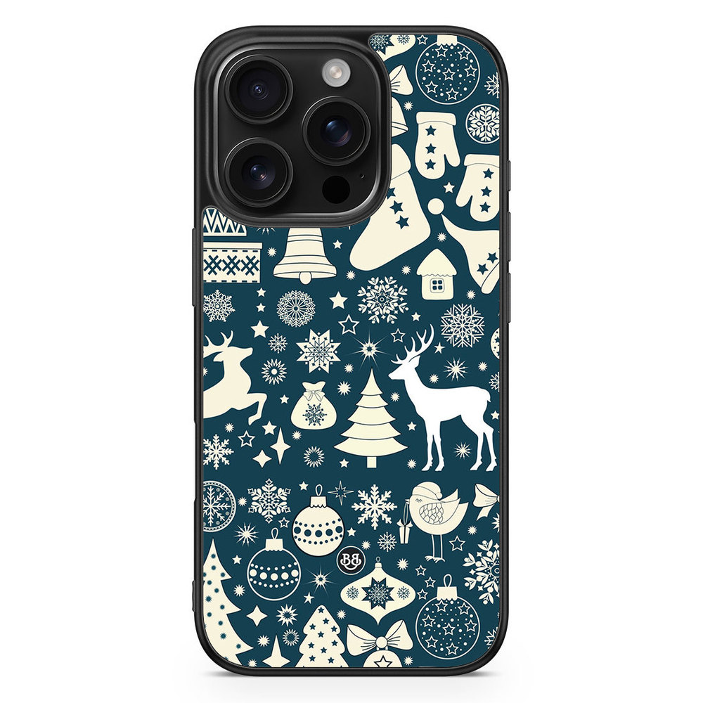 iPhone 16 Pro Case - Reindeers & Spruces