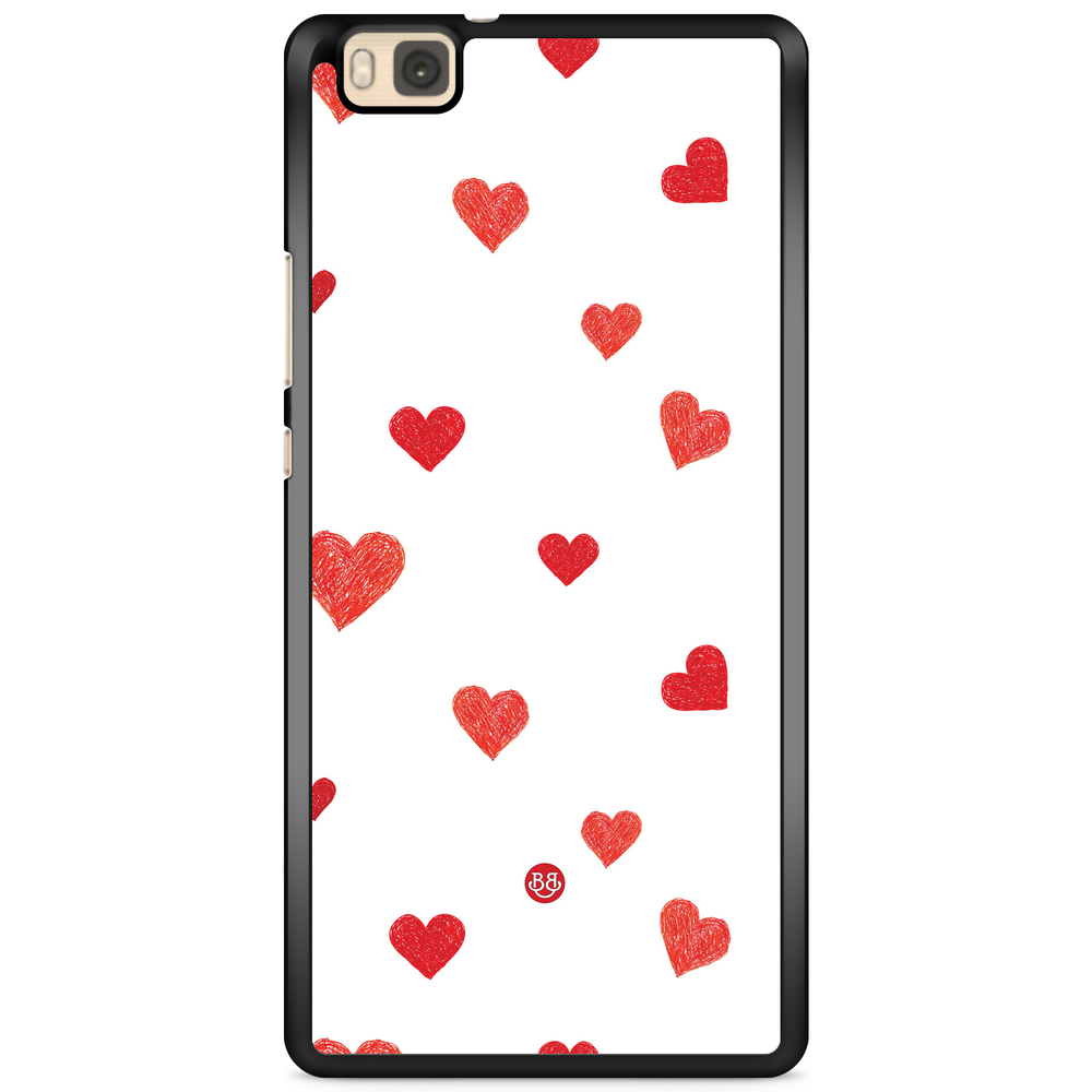 Huawei P8 Lite Case - Painted Heart