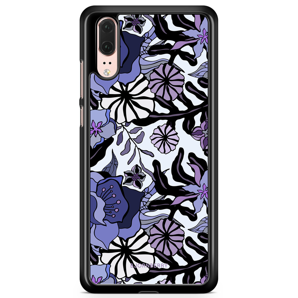 Huawei P20 Case - Purple Flowers