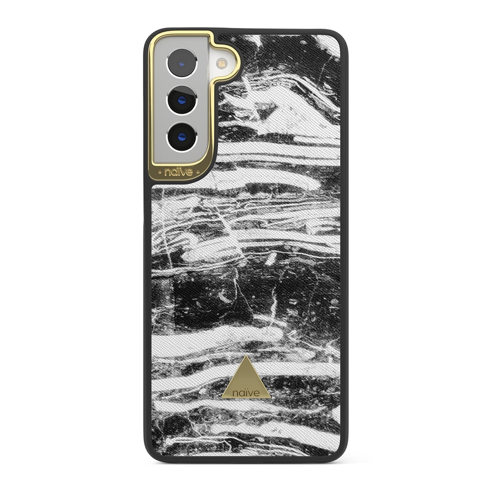 Naive Samsung Galaxy S21 Plus Case - Black Storm