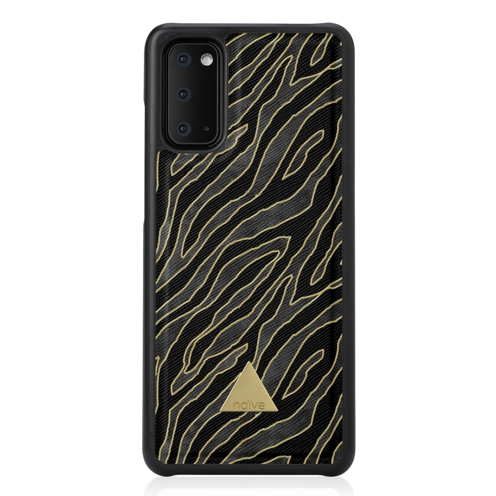 Naive Samsung Galaxy S20 FE Case - Golden Zebra