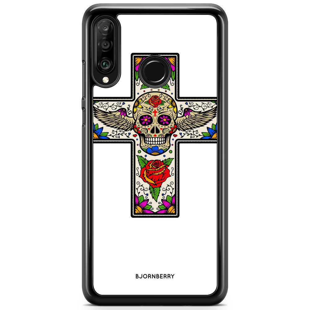 Huawei P30 Lite Case - Skull Cross