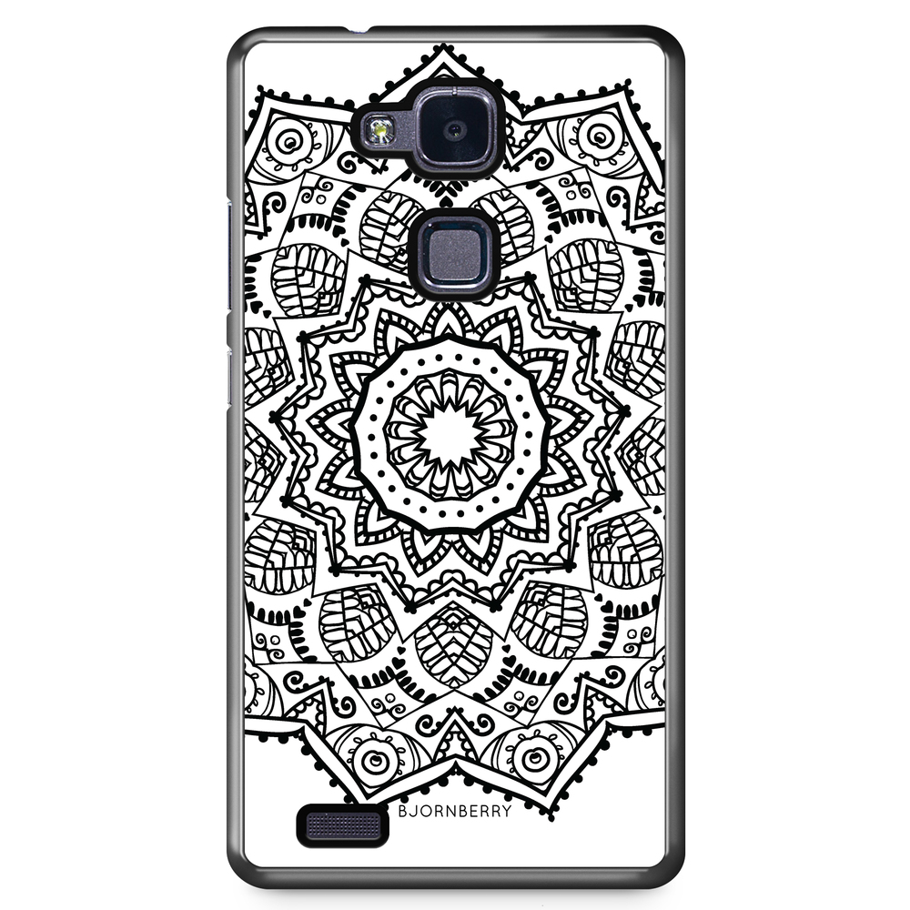 Huawei Honor 5X Case - Black Mandala