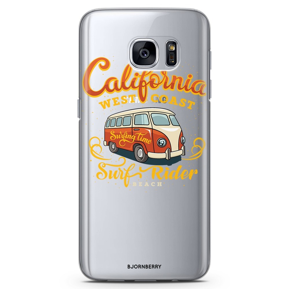 Samsung Galaxy S7 Edge TPU Case - California Surf