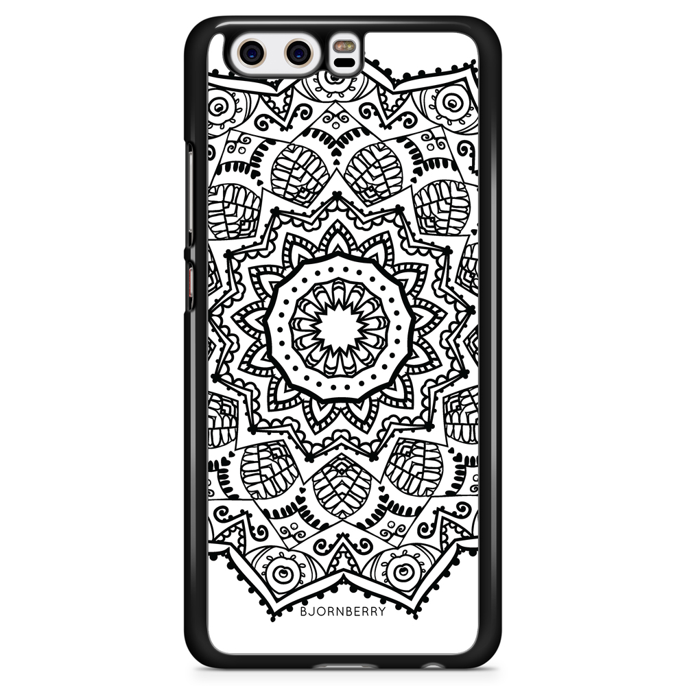 Huawei P10 Case - Black Mandala