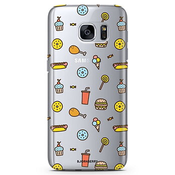 Samsung Galaxy S7 Edge TPU Case - Junk food
