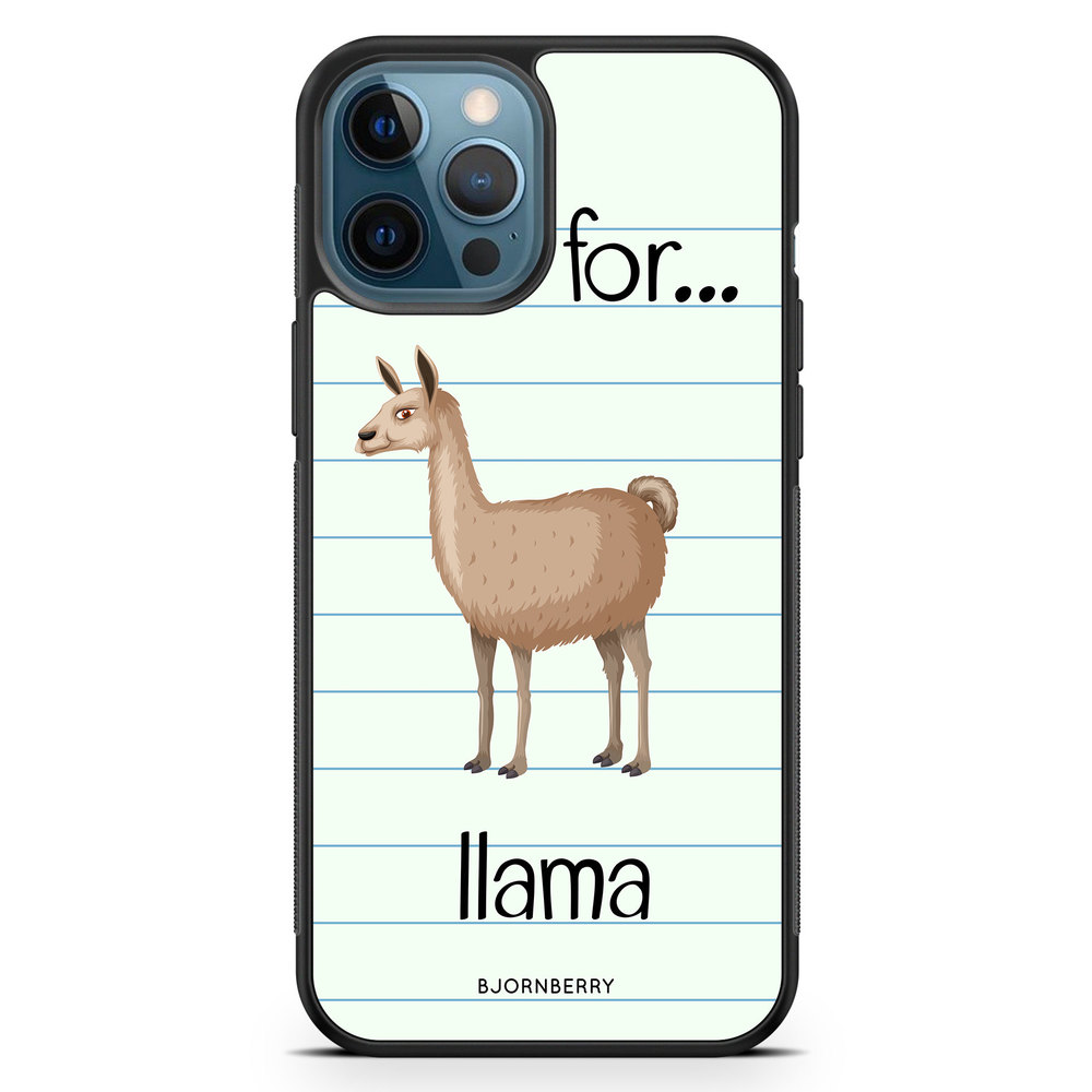 iPhone 12 Pro Case - L Is For Llama