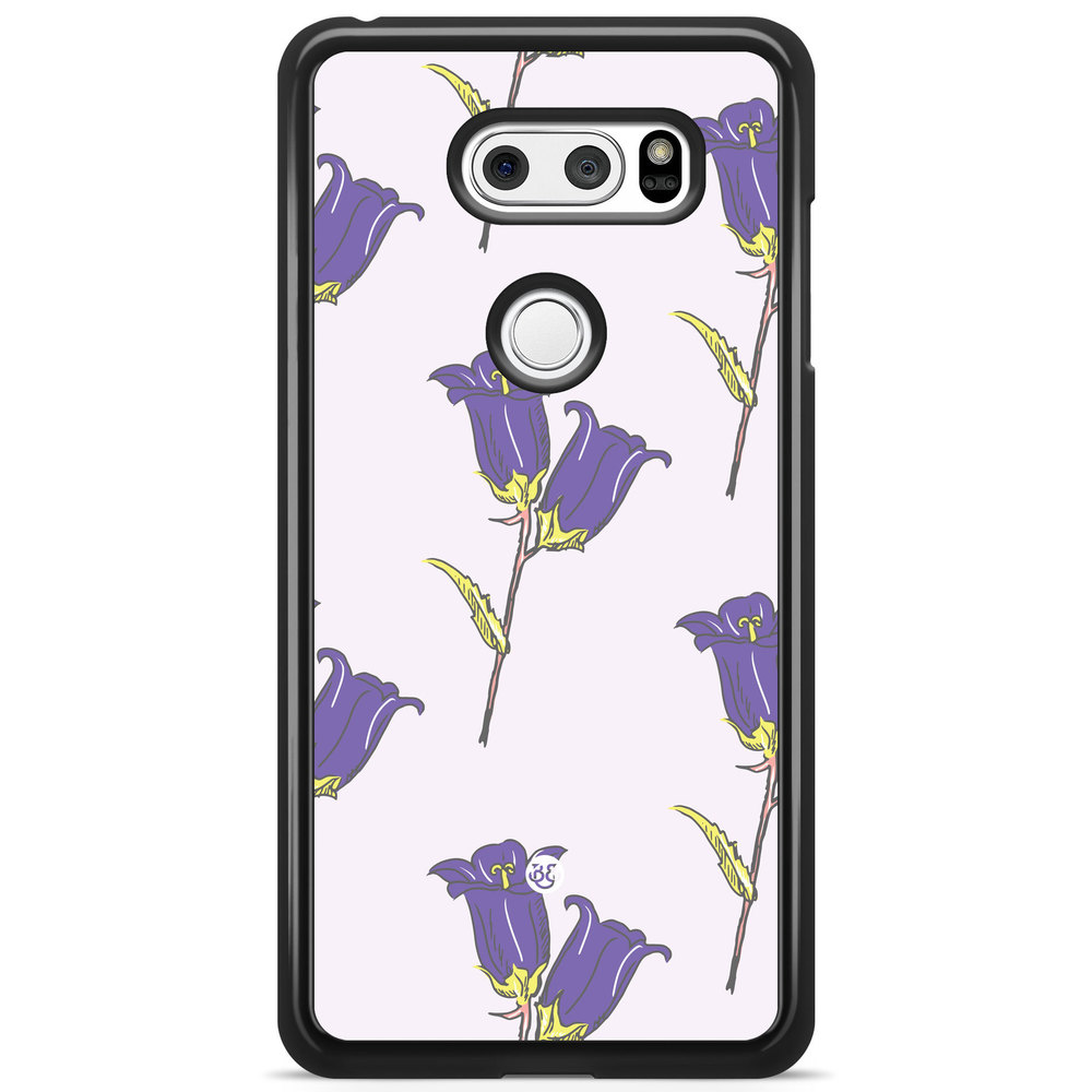 LG V30 Case - Wild Purple Flowers