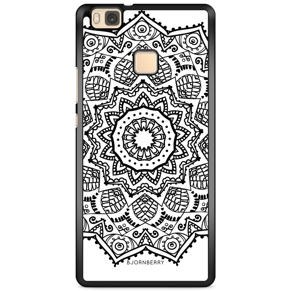 Huawei P9 Lite Case - Black Mandala