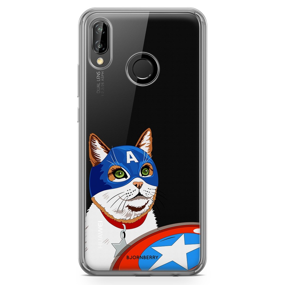 Huawei P20 Lite Fashion Case - Captain Cat