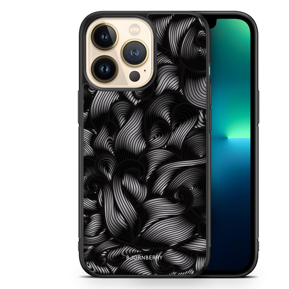 iPhone 13 Pro Case - Black Waves