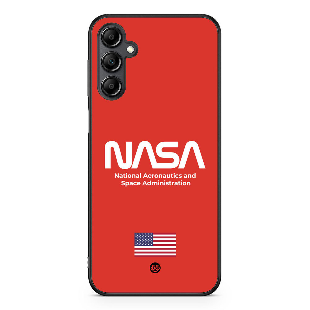 Samsung Galaxy A14 4G/5G Case - NASA Worm Red