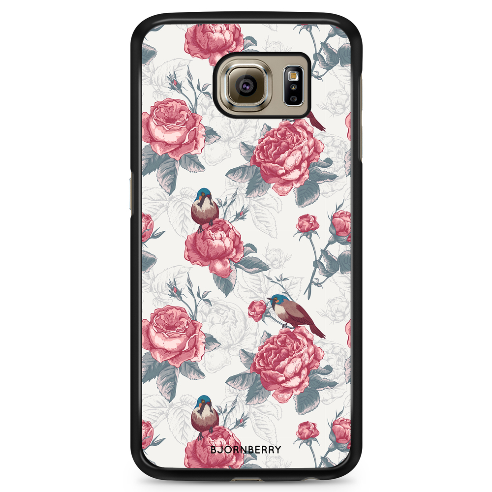 Samsung Galaxy S6 Case - Roses and Birds
