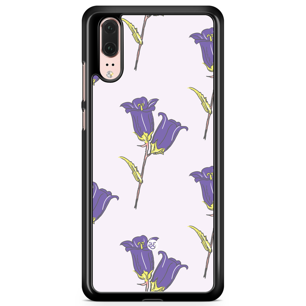 Huawei P20 Case - Wild Purple Flowers
