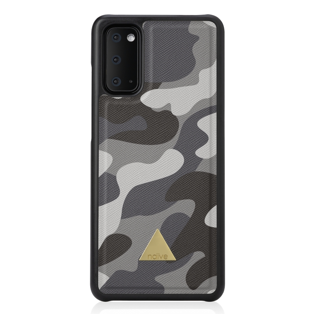 Naive Samsung Galaxy S20 FE Case - Grey Camo