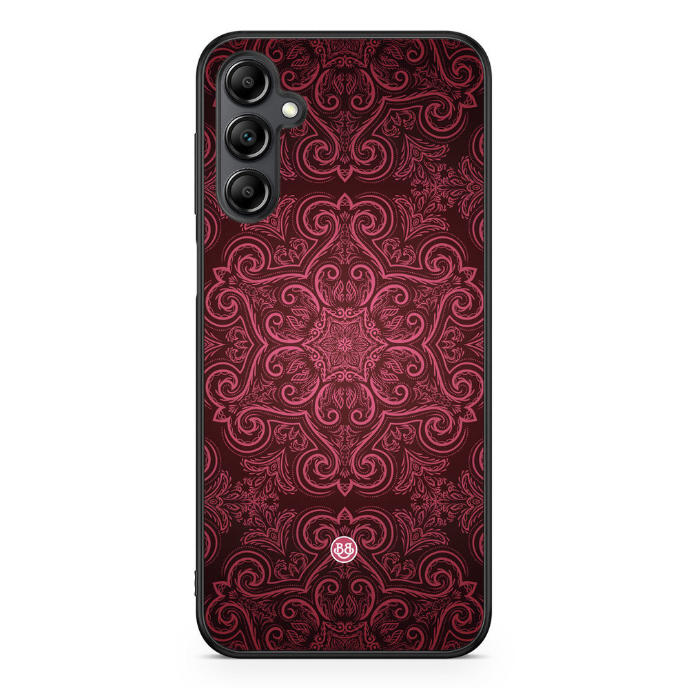 Samsung Galaxy A14 4G/5G Case - Red Retro Pattern