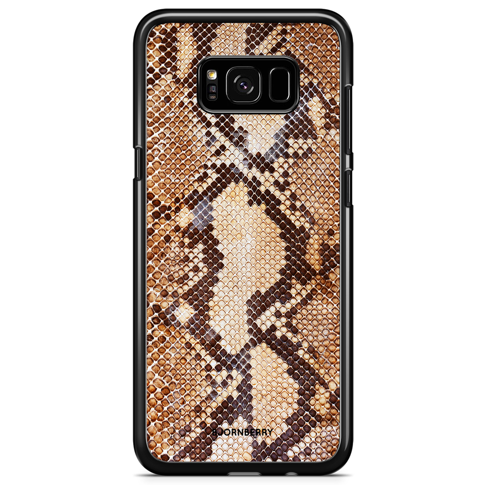 Samsung Galaxy S8 Plus Case - Snakeskin Brown