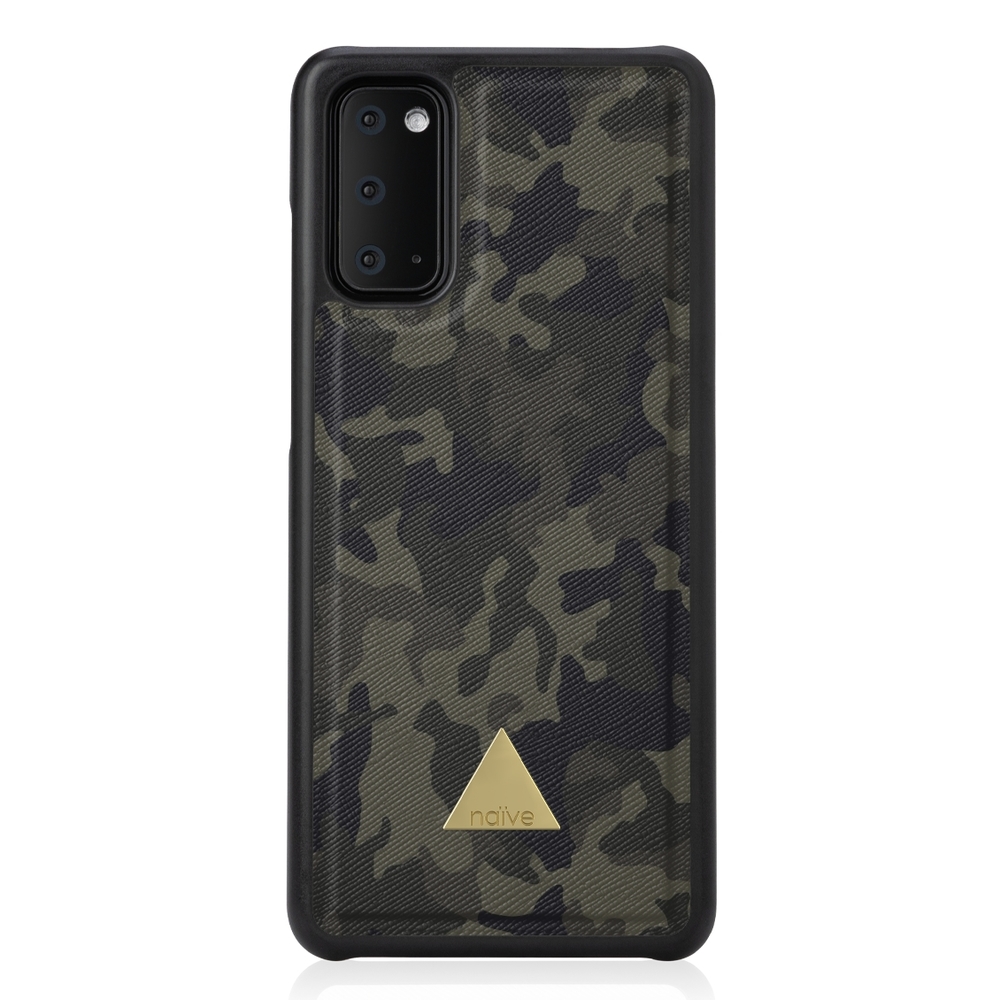 Naive Samsung Galaxy S20 FE Case - Jungle Green Camo