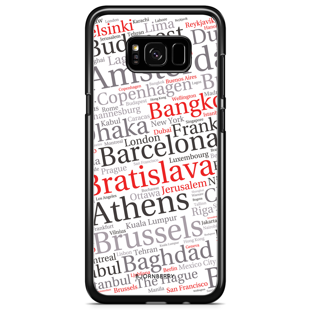 Samsung Galaxy S8 Plus Case - City Names