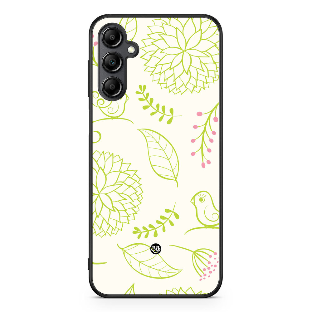 Samsung Galaxy A14 4G/5G Case - Green Floral