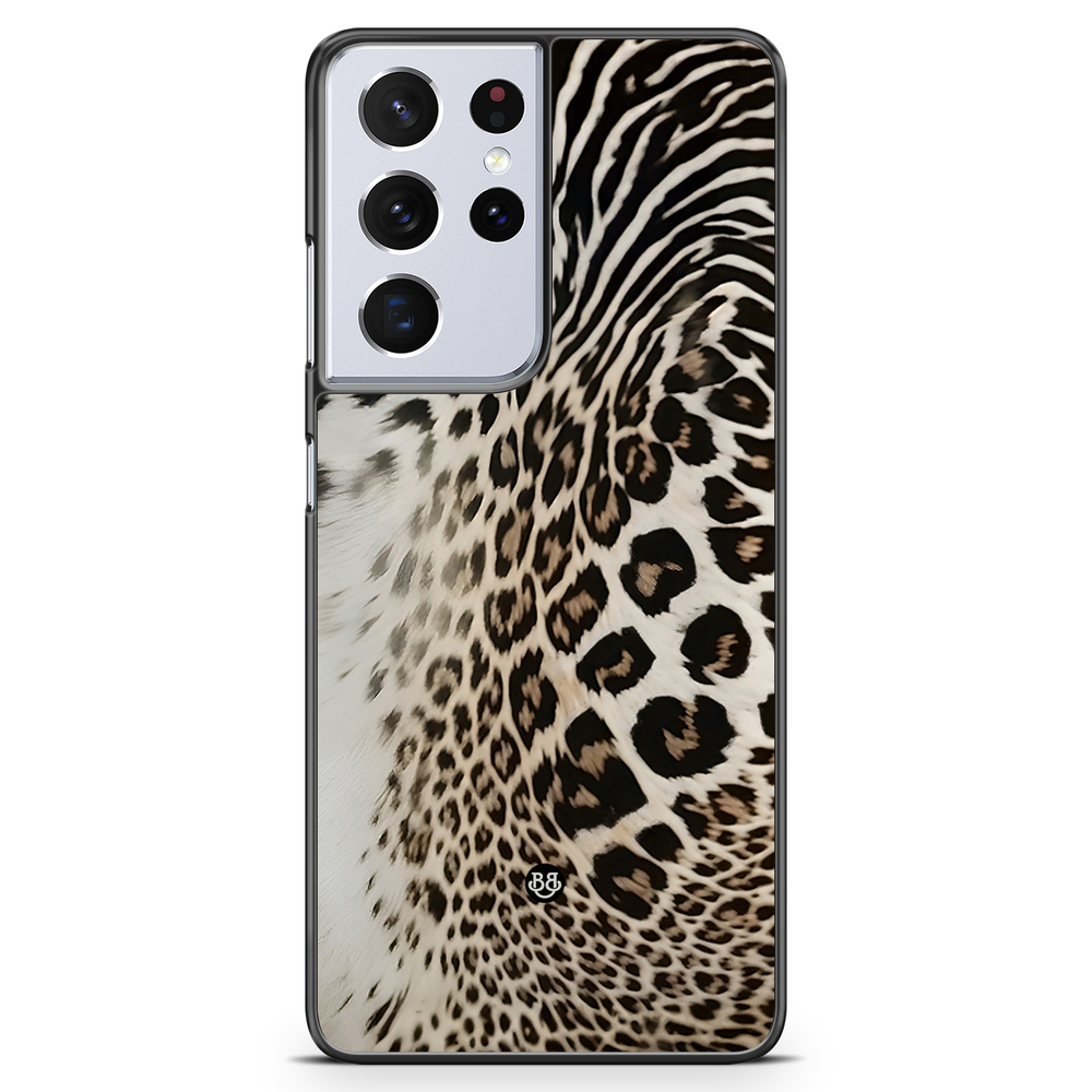 Samsung Galaxy S21 Ultra Case - WILD BLOOM - Leopard Fade