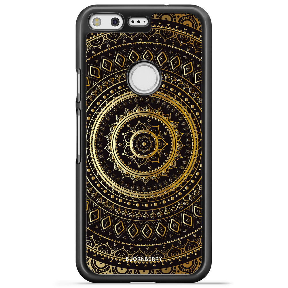 Google Pixel Case - Gold Mandala