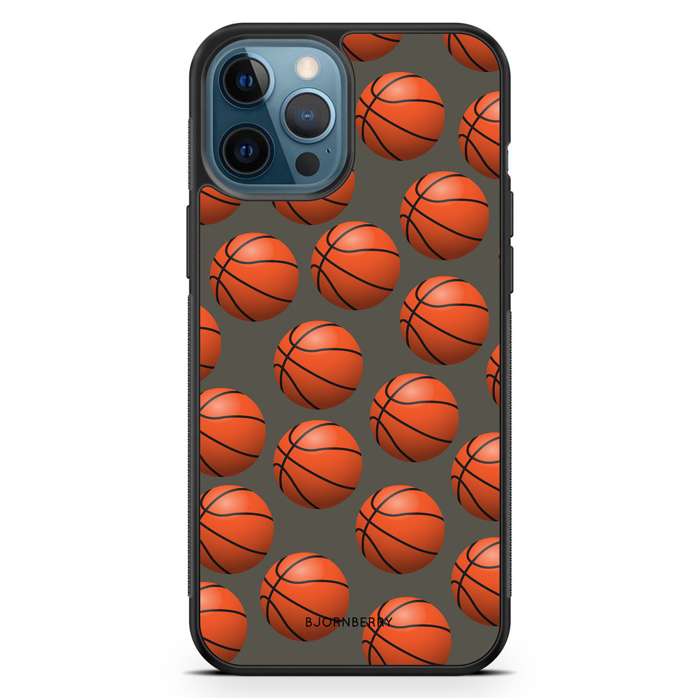iPhone 12 Pro Case - Basketballs Pattern