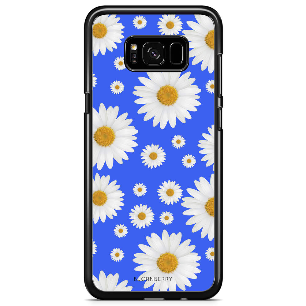 Samsung Galaxy S8 Plus Case - Blue Daisy Flowers