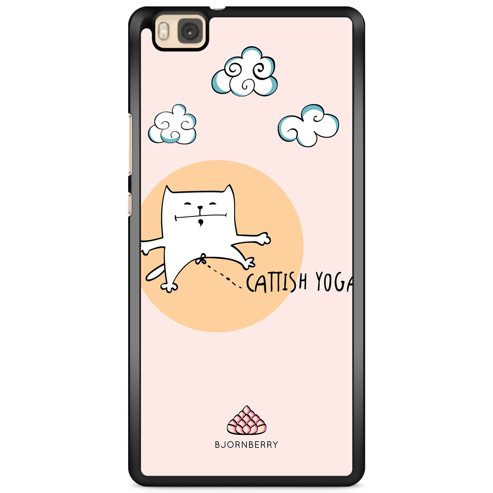 Huawei P8 Lite Case - Cattish Yoga
