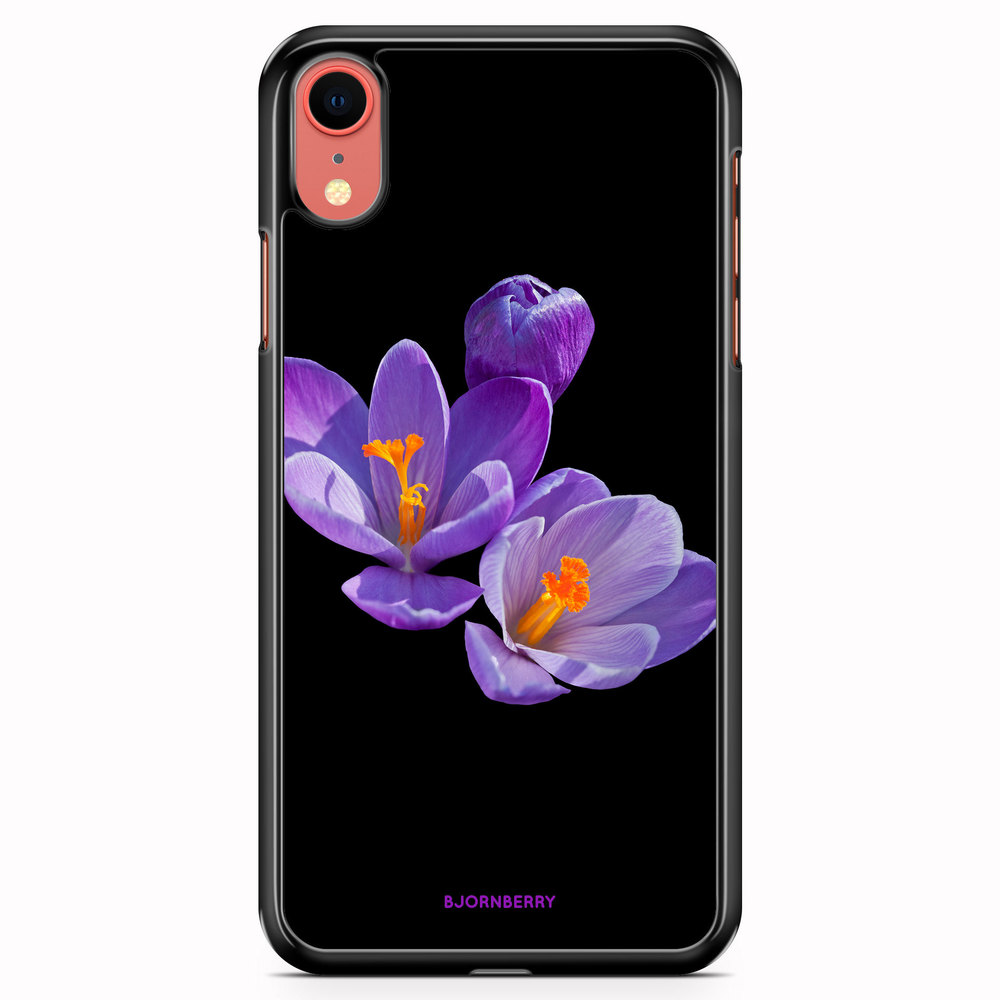 iPhone XR Case - Purple Flowers