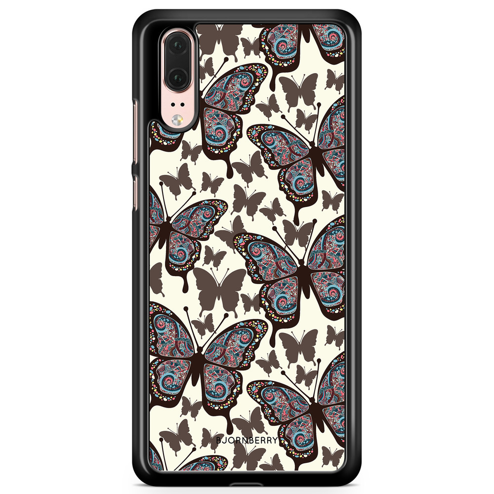 Huawei P20 Case - Colorful Butterflies
